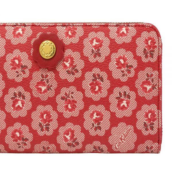 Cath Kidston Freston Large Wallet Red - Image 4