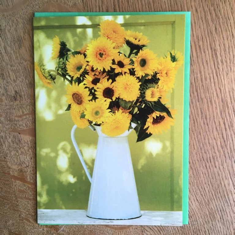 The Art Group Thankyou Card Sunflowers