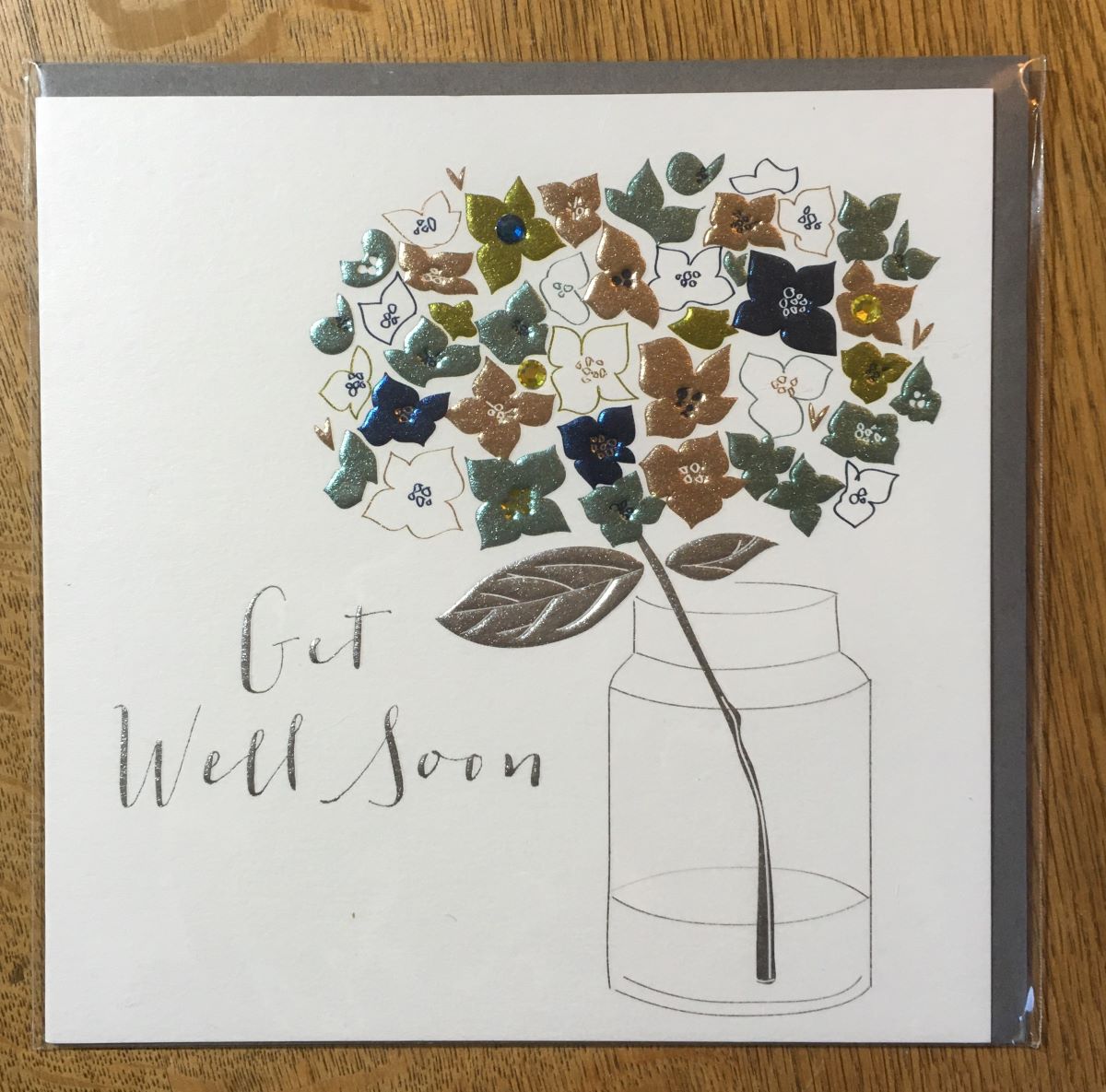 Belly Button Paloma Get Well Soon Card - Bloom
