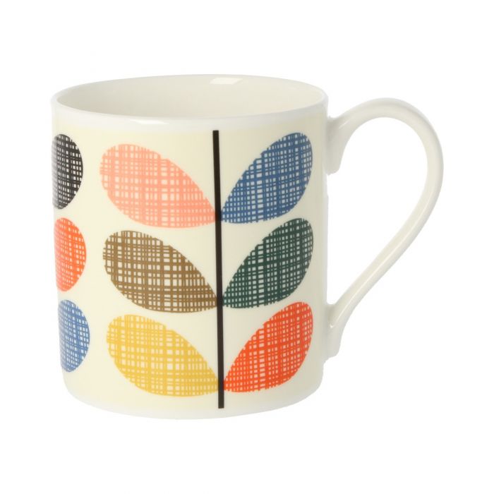 Orla Kiely Large Mug - Scribble Multi Stem Fun