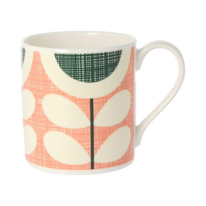 Orla Kiely Large Mug - Scribble Sunflower Pink