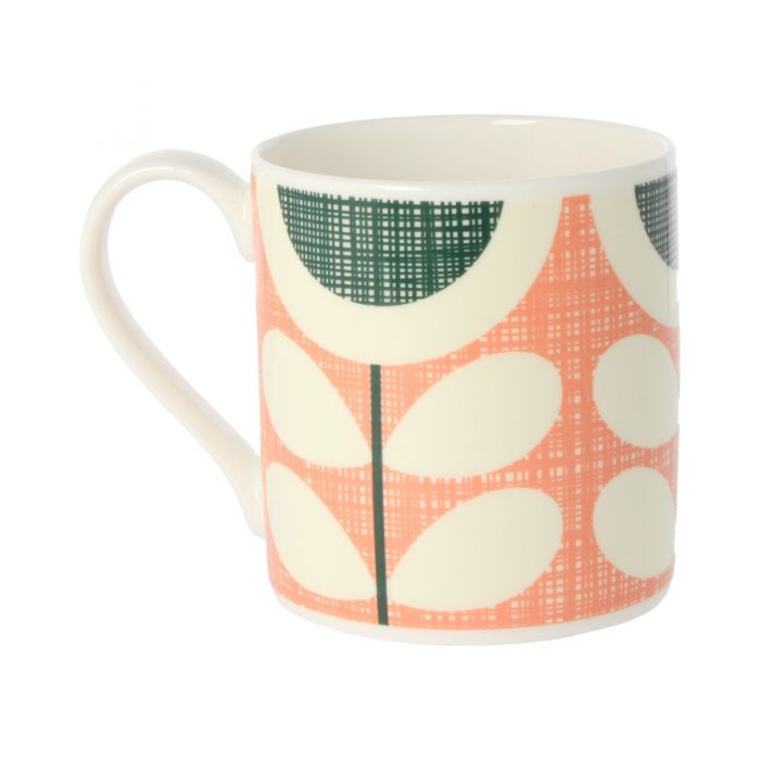 Orla Kiely Large Mug - Scribble Sunflower Pink - Image 3