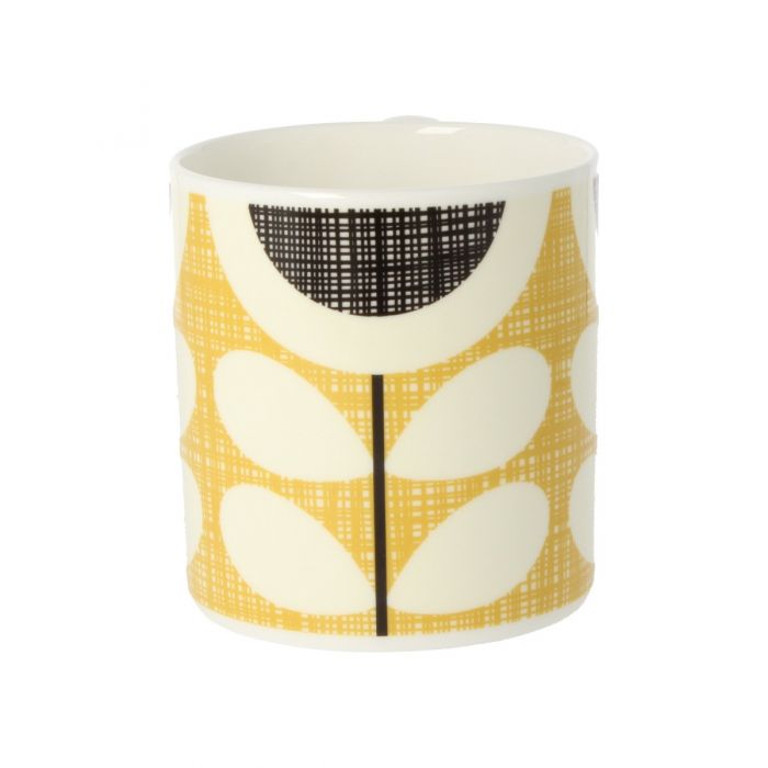 Orla Kiely Large Mug - Scribble Sunflower Yellow - Image 2