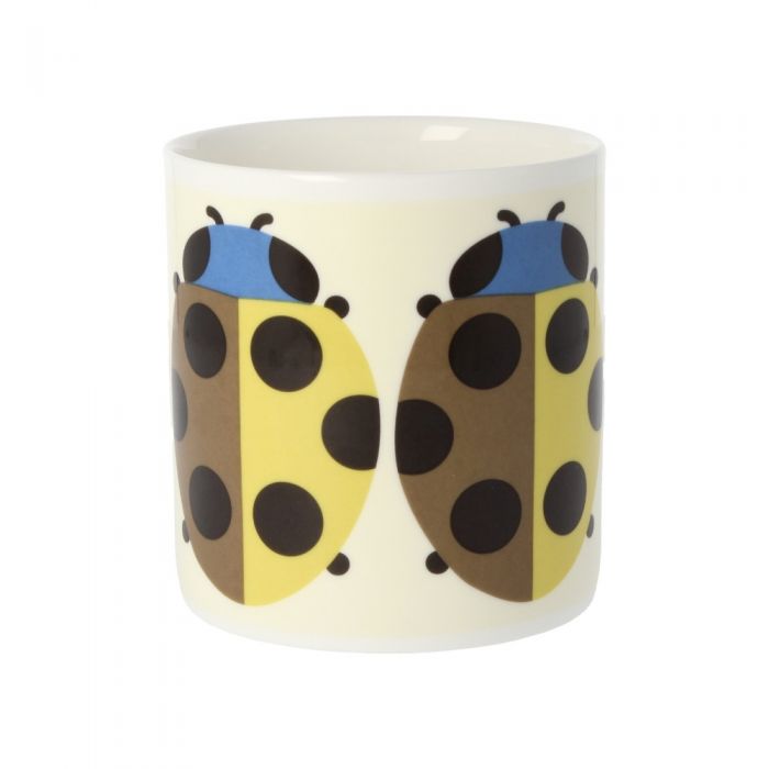 Orla Kiely Large Mug - Lady Bug Nutmeg - Image 2