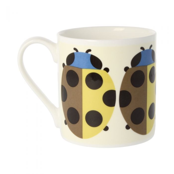 Orla Kiely Large Mug - Lady Bug Nutmeg - Image 3
