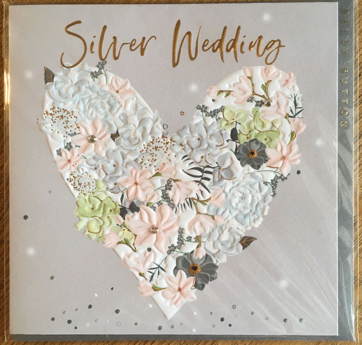Belly Button Elle Silver Anniversary Card
