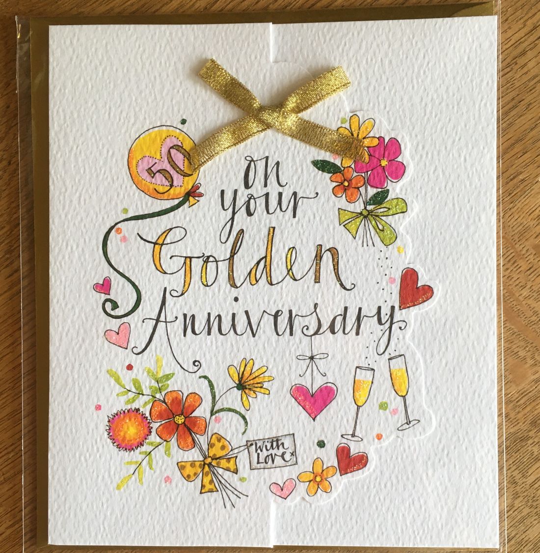 Rachel Ellen Golden Anniversary Card