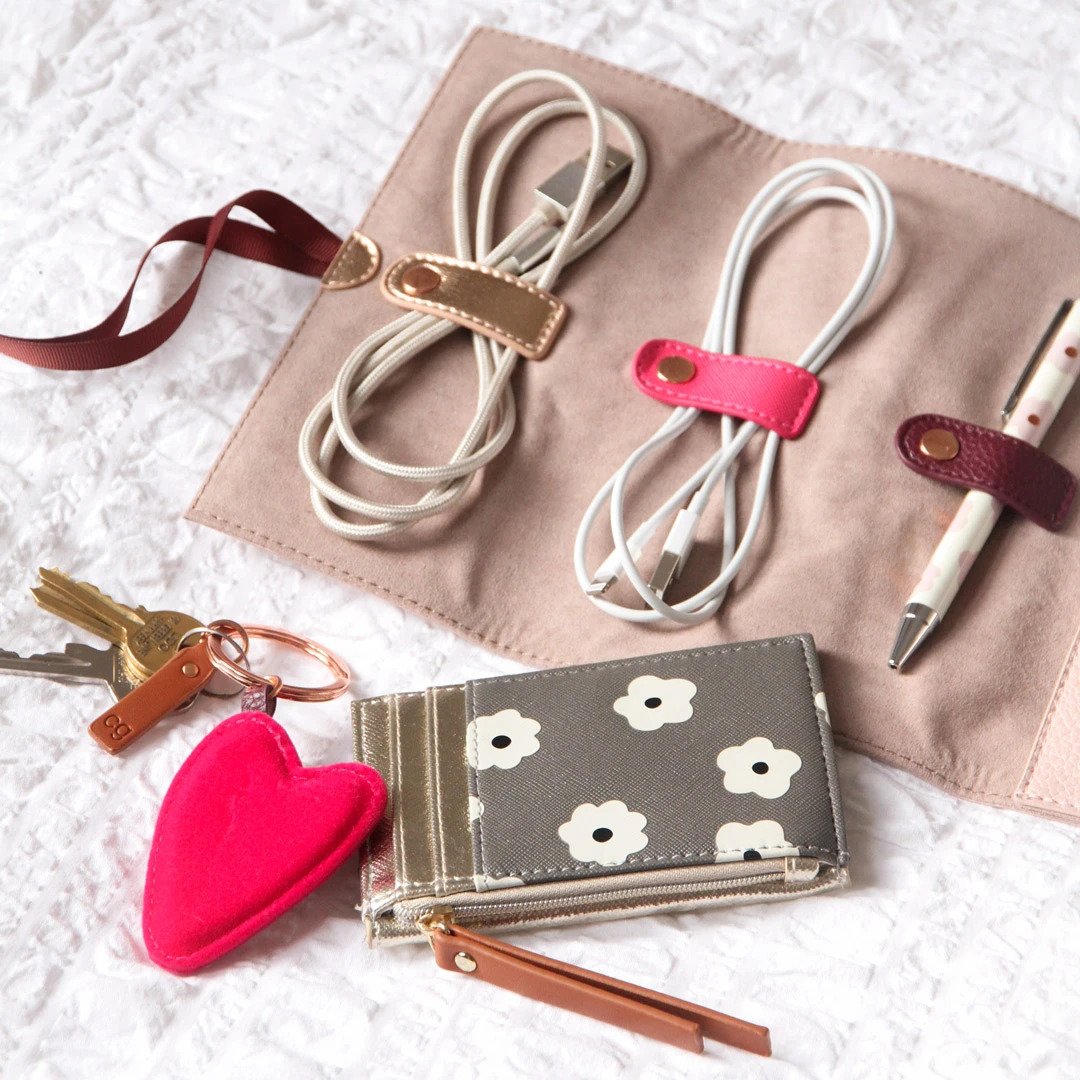 Caroline Gardner PU Leather Tech Roll - Image 2