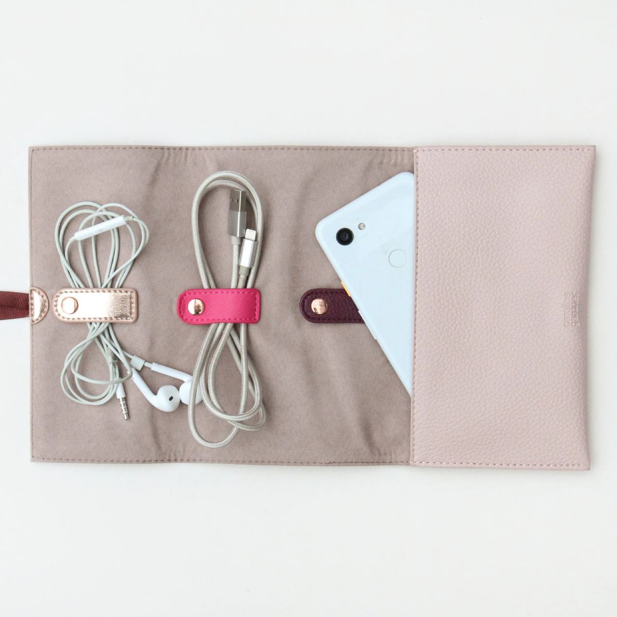 Caroline Gardner PU Leather Tech Roll - Image 4