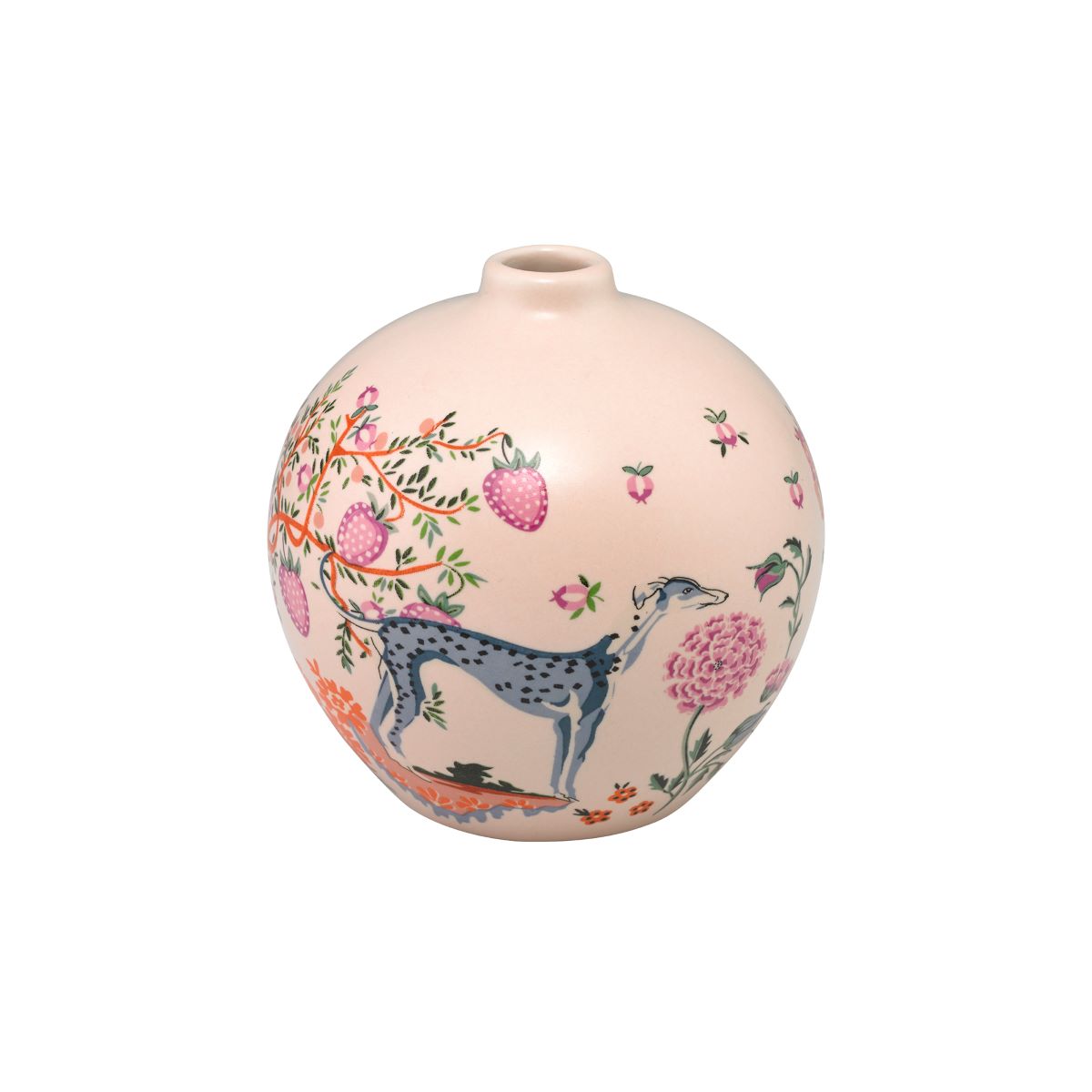 Cath Kidston Small Round Vase Painted Kingdom - Image 2