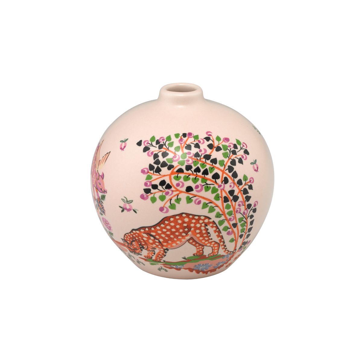 Cath Kidston Small Round Vase Painted Kingdom